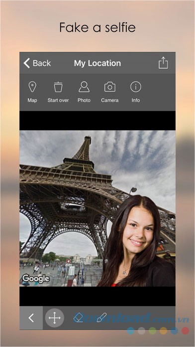 Giả địa điểm với Fake My Location