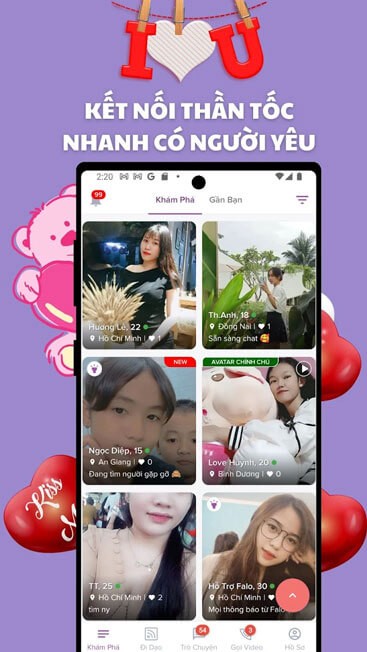 Kết nối thần tốc nhanh chóng có người yêu