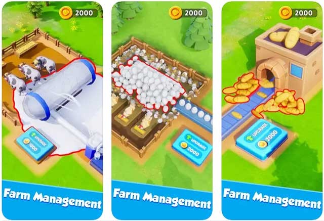 Phát triển trang trại của bạn trong game Family Farm Adventure
