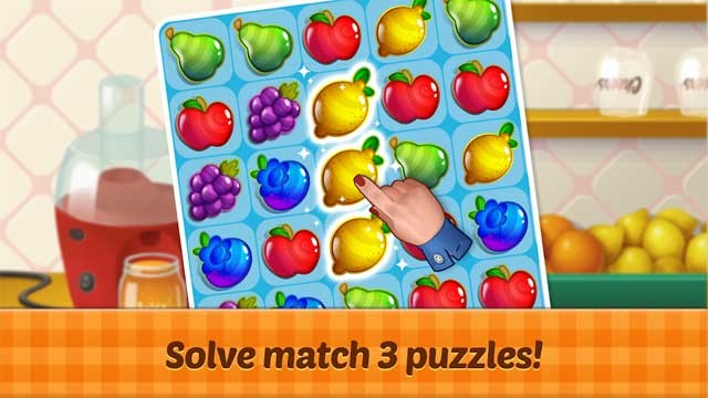 Giải các màn chơi match 3 để nhận được nhiều món đồ nội thất tuyệt đẹp