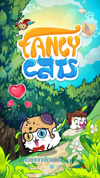 Giao diện chơi game Fancy Cats trên Android