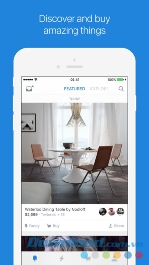 Tải Fancy cho iOS khám phá và mua những món đồ tuyệt vời