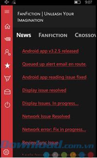 Đọc truyện fanfic trên điện thoại