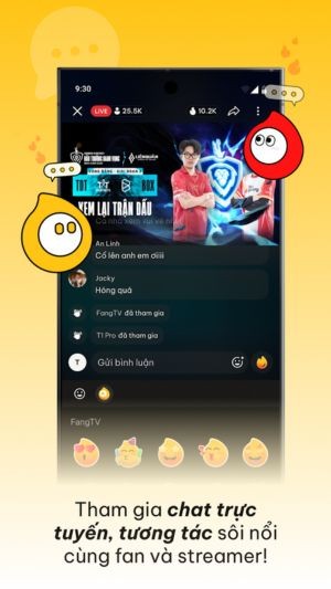 Tham gia chat trực tuyến, tương tác sôi nổi