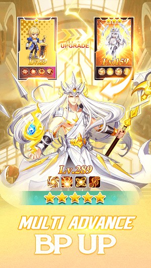 Tăng cấp để tăng sức mạnh cho anh hùng