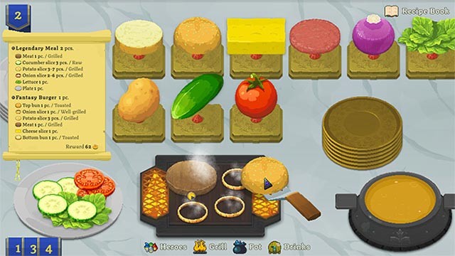 Fantasy Burger là game nấu ăn trong quán rượu Trung cổ kỳ ảo, độc đáo