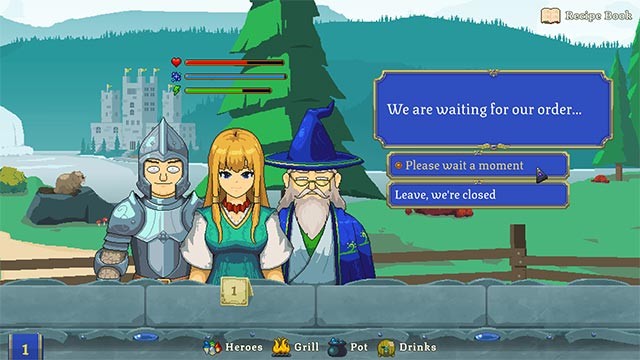 Phục vụ những bữa ăn thịnh soạn cho hiệp sĩ, pháp sư và sinh vật huyền thoại