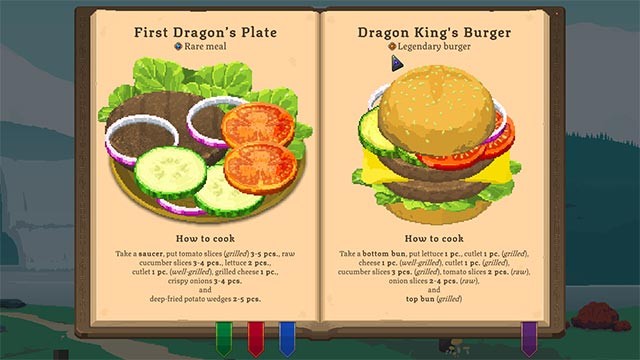 Mở khóa nhiều nguyên liệu và công thức nấu ăn mới trong Fantasy Burger game