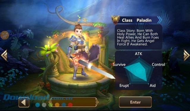 Nhân vật trong game Fantasy Chronicles