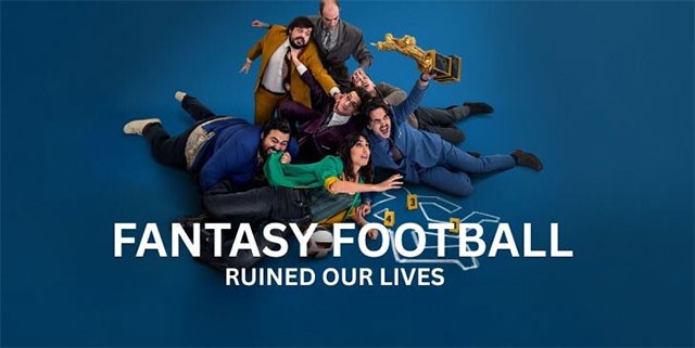 Poster phim hài Ý Bóng đá ảo đã hủy hoại chúng tôi trên Netflix