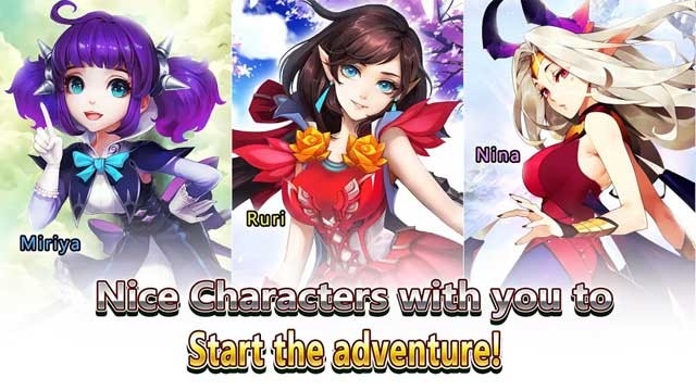 Bắt đầu hành trình diệt quái cùng những nhân vật dễ thương của Fantasy Legend