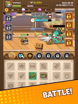 Fantasy of Mushrooms cho bạn tham gia trận chiến với anh hùng nấm