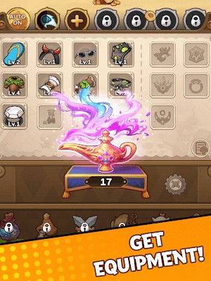 Nhận trang bị mạnh mẽ