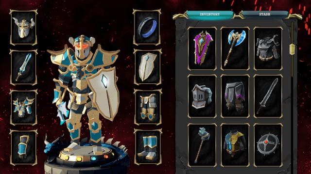 Trang bị vũ khí và cường hoa anh hùng