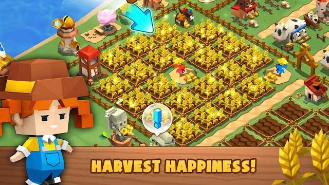 Làm trang trại và tận hưởng niềm vui trong Fantasy Town: Farm & Friends