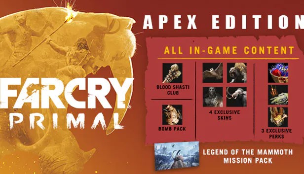 Phiên bản Far Cry Primal Apex Edition với những nội dung độc quyền