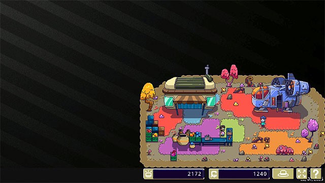 Nâng cấp công cụ, mở khóa cây trồng, tàu, nhà cửa... khi bạn tiến bộ trong Farlands: Tiny Harvest Free