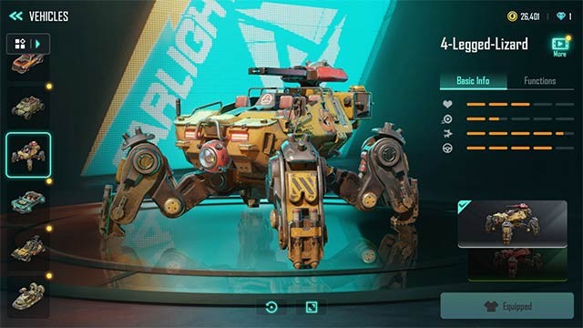 Tạo ra những cỗ máy chiến đấu ưu tú với khả năng nâng cấp không giới hạn