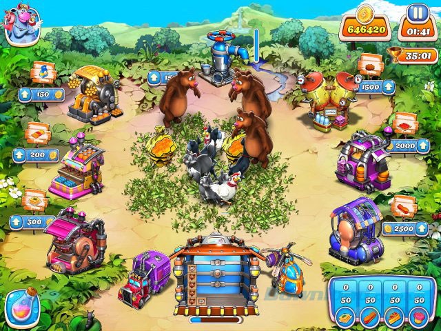 Đồ họa tươi sáng, bắt mắt