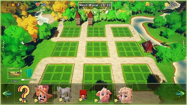 FarmTD là sự kết hợp sức thú vị giữa game nông trại và chiến thuật