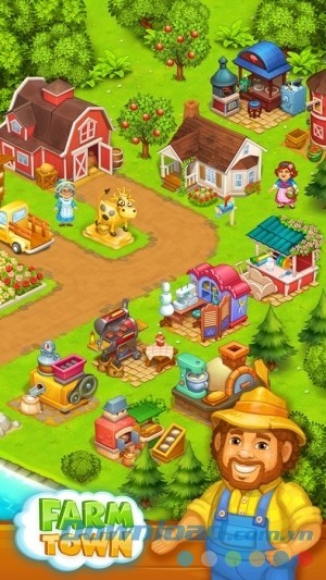 Farm Town cho Android có đồ họa tuyệt đẹp