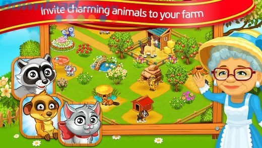 Mời những động vật đáng yêu đến trang trại của bạn