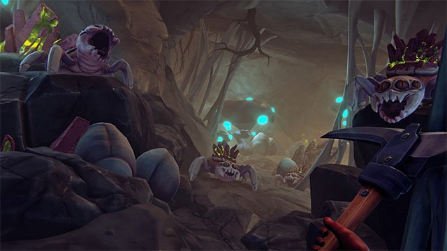 Khai thác tài nguyên trong hầm mỏ với sự giúp sức của máy móc