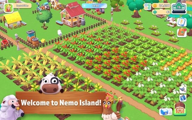 Trở thành bác nông dân thực thụ, xây dựng trang trại tuyệt đẹp của bạn trong game Farmside
