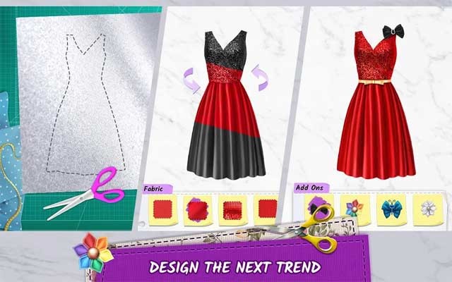 Thiết kế những bộ váy hợp thời và lộng lẫy nhất trong Fashion Tycoon for Android