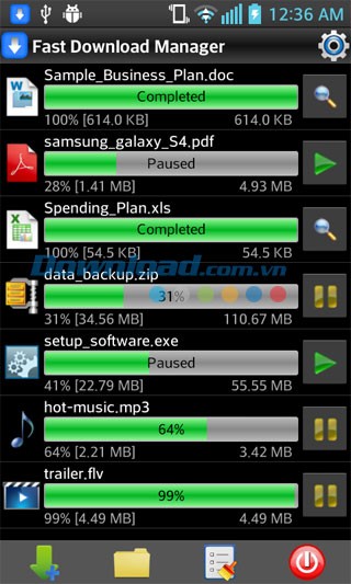 Fast Download Manager cho Android