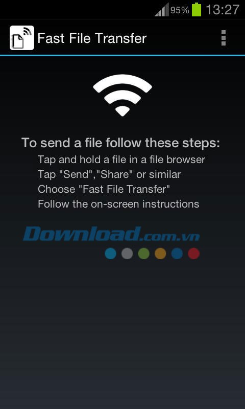 Fast File Transfer for Android