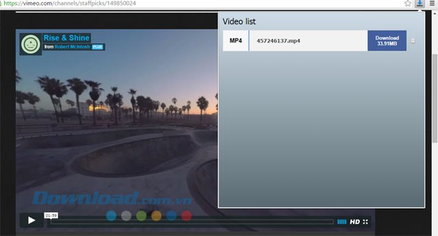Tải video nhanh chóng và tiện lợi