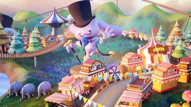 Mỗi đường đua của Fastival game đều được thiết kế độc đáo với chủ đề riêng