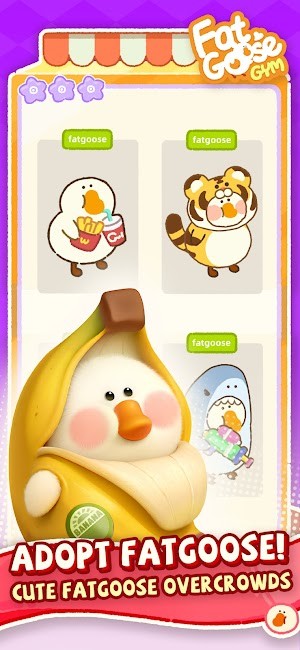 Fat Goose Gym cho bạn chơi cùng những con ngỗng béo đáng yêu