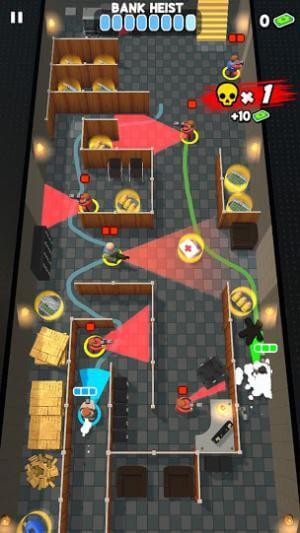 Vượt qua các căn phòng, khu vực khác nhau