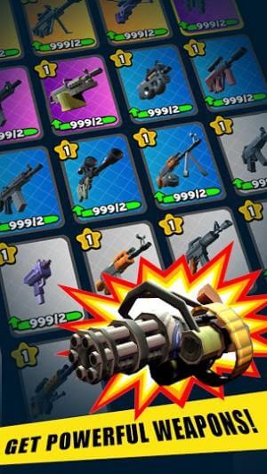 Nhận các vũ khí mạnh mẽ, độc đáo