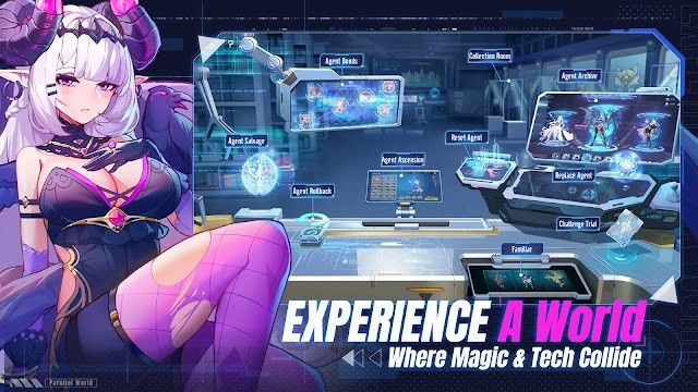 Trải nghiệm thành phố cyber công nghệ cao và sự kỳ ảo do phép thuật mang lại trong game Fate: Goddess Awakening