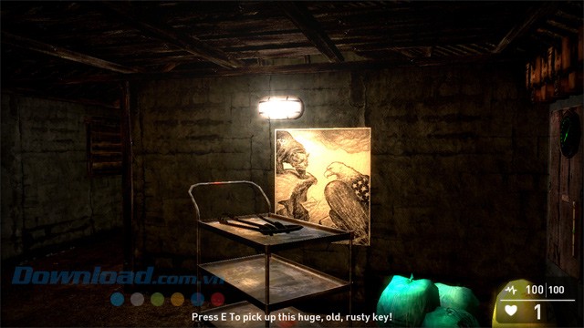 Cố gắng làm theo đúng hướng dẫn khi chơi game phiêu lưu kinh dị Father's Island