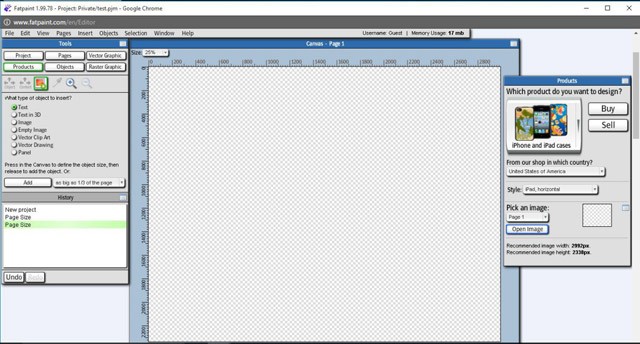Tạo ra bản thiết kế hoàn toàn mới bằng ứng dụng web Fatpaint