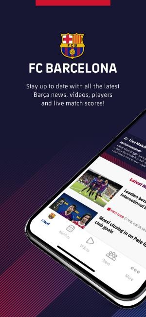 FC Barcelonal là ứng dụng chính thức của CLB bóng đá Barcelonal
