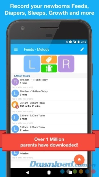 Ghi chép mọi hoạt động của trẻ