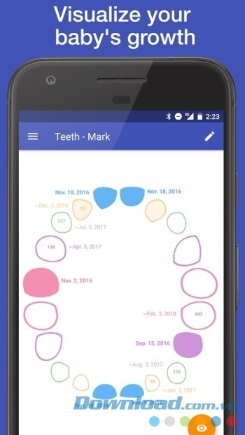 Xem sự phát triển của bé