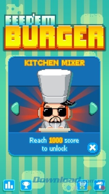 Mở khóa đầu bếp mới