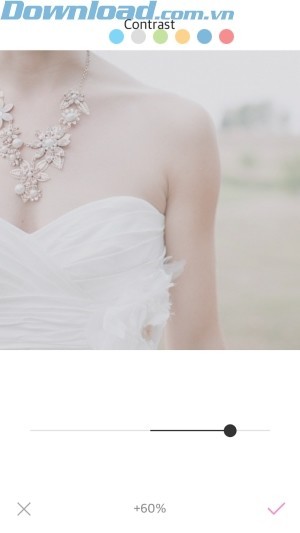 Điều chỉnh mức độ của bộ lọc