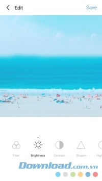 Feelm Soda cho Android chỉnh sửa độ sáng bức ảnh