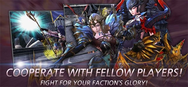 Hợp tác với người chơi khác chiến đấu vì vinh quang