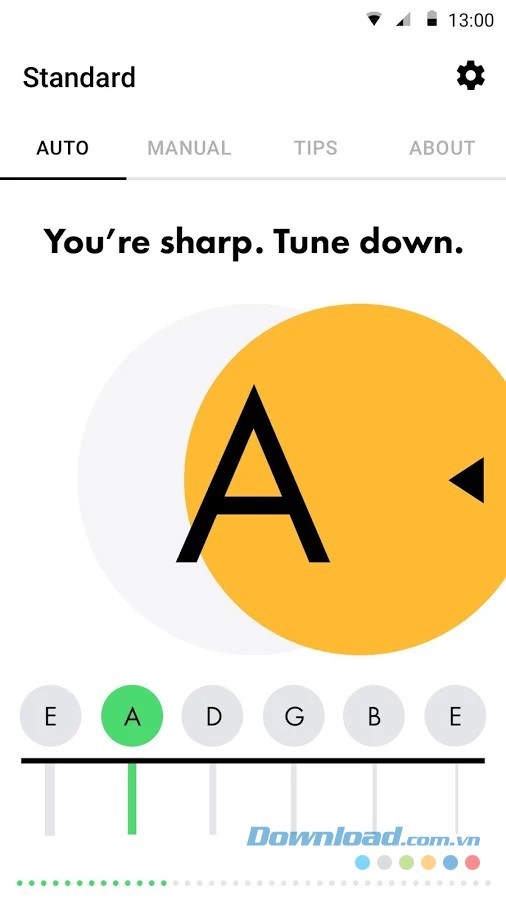 Dễ dàng lên dây đàn guitar bằng ứng dụng Fender Tune miễn phí cho Android