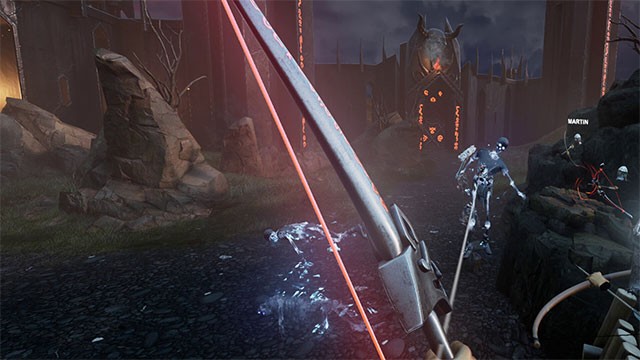 Chiến binh Viking sẽ hợp tác cùng đồng đội bắn cung và bảo vệ vùng đất thiêng