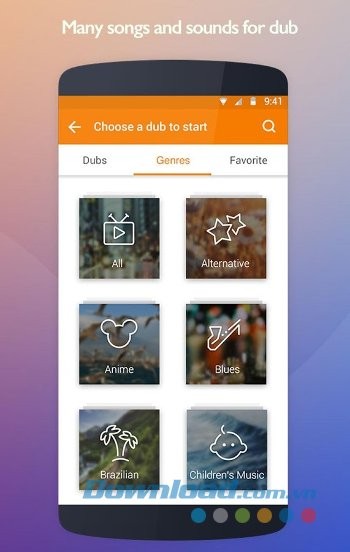 Kho nhạc phong phú trên Fideo
