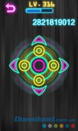 Fidget Spinner for Android sở hữu nhiều màn chơi thú vị